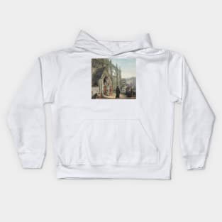 Faust and Marguerite, Opus VII by Lawrence Alma-Tadema Kids Hoodie